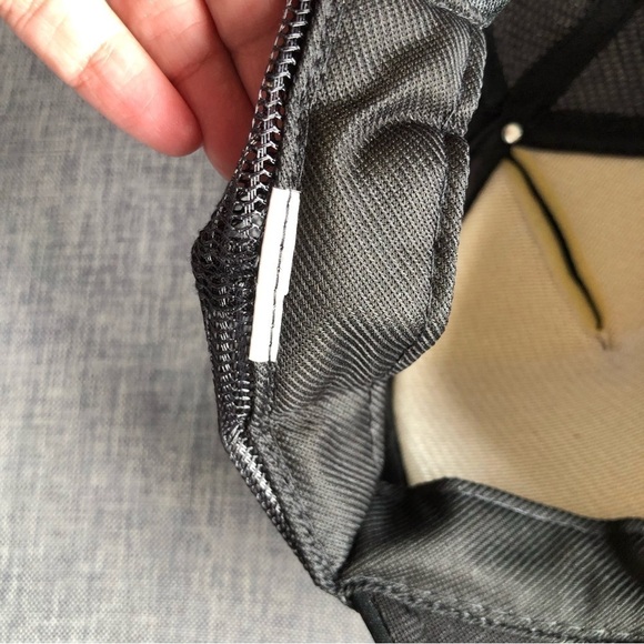 Black PROBLEM neoprene trucker mesh hat cap adjustable back - Picture 9 of 9